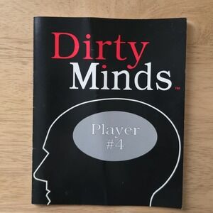 Dirty Minds 1990 Player #4 Puzzle Booklet Replacement Pieces Parts Game Rules